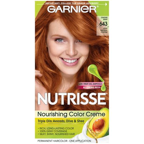 garnier hair dye colours